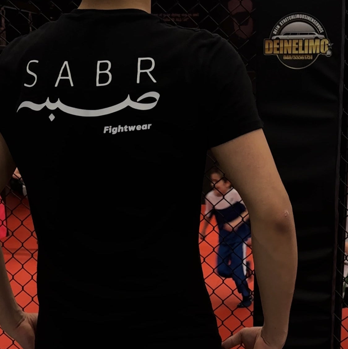 Sabr Fightwear Set (T-Shirt) ohne Flagge + Mundschutz + Shorts